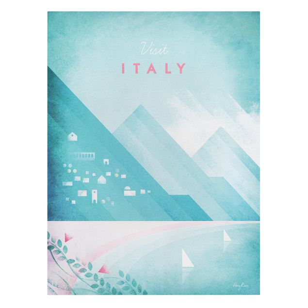 Cuadros de montañas Travel Poster - Italy