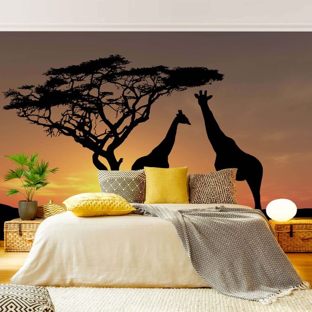 Papel pintado África African Sunset