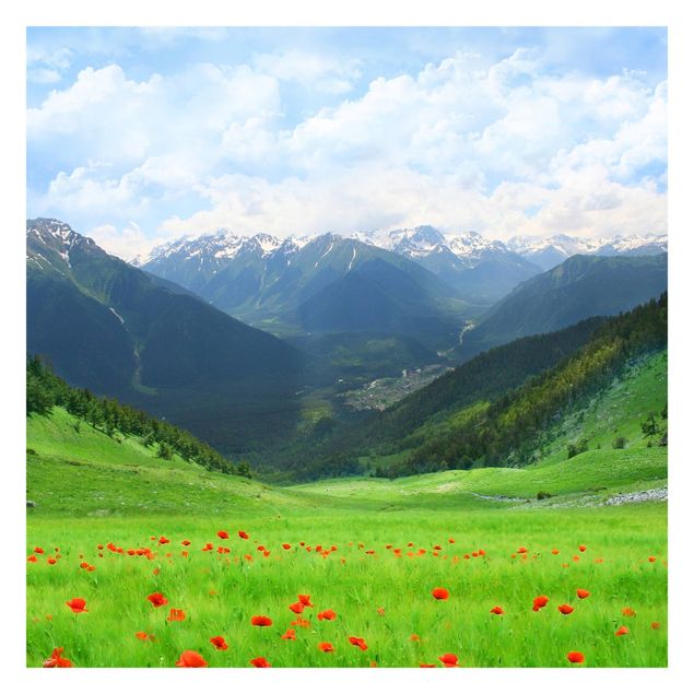 Papel pintado paisajes naturales Alpine Meadow