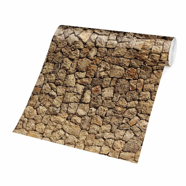 Papeles pintados industriales Old Cobblestone Wall