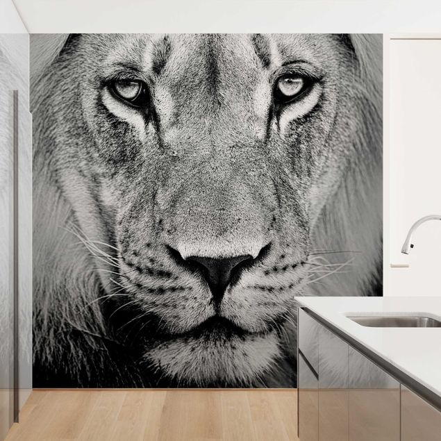 Papel pintado salón moderno Old Lion