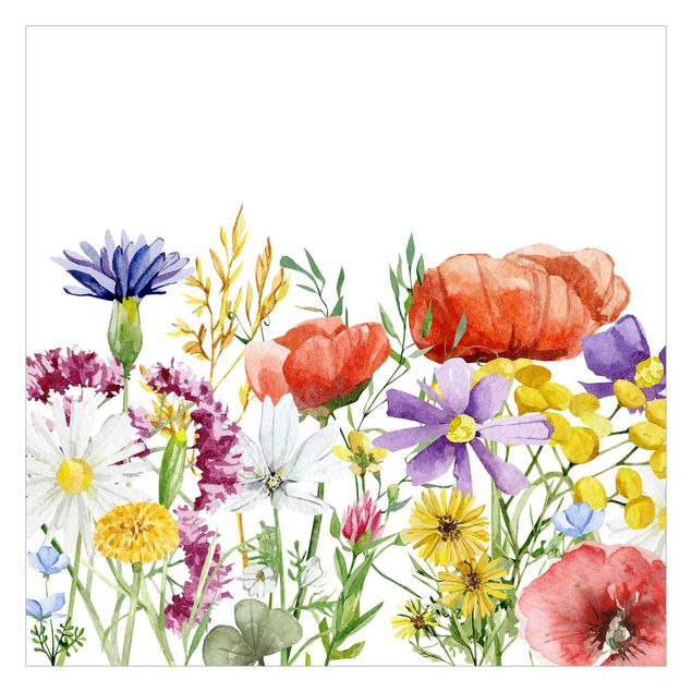 Papel pintado Watercolour Flowers
