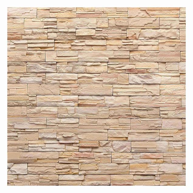 Papeles pintados industriales Asian Stonewall - High Bright Stonewall Made Of Cosy Stones
