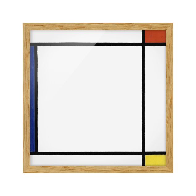 Cuadros famosos Piet Mondrian - Composition III with Red, Yellow and Blue
