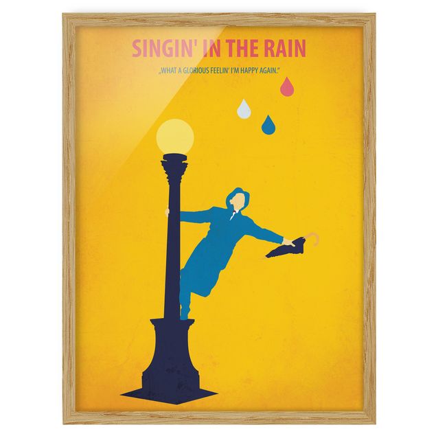 Cuadros famosos Film Poster Singing In The Rain