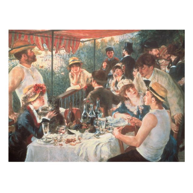 Lienzos de cuadros famosos Auguste Renoir - Luncheon Of The Boating Party