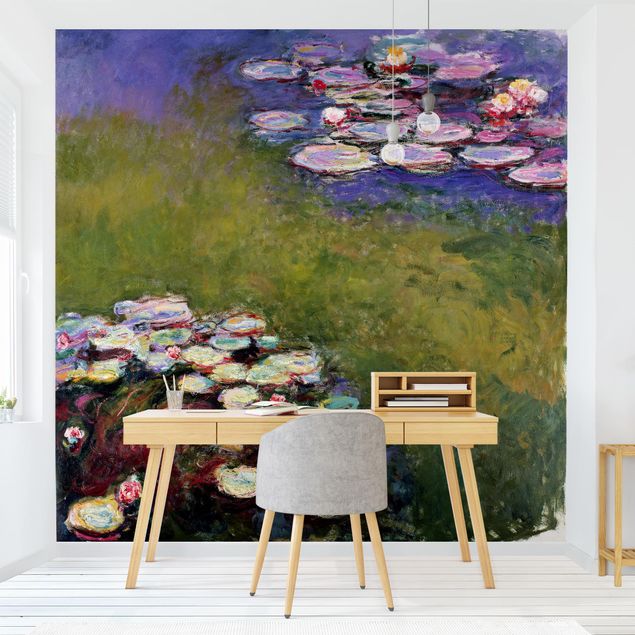 Papel pintado rosas Claude Monet - Water Lilies
