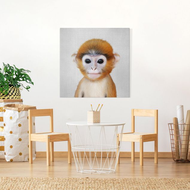 Decoración infantil pared Baby Monkey Anton