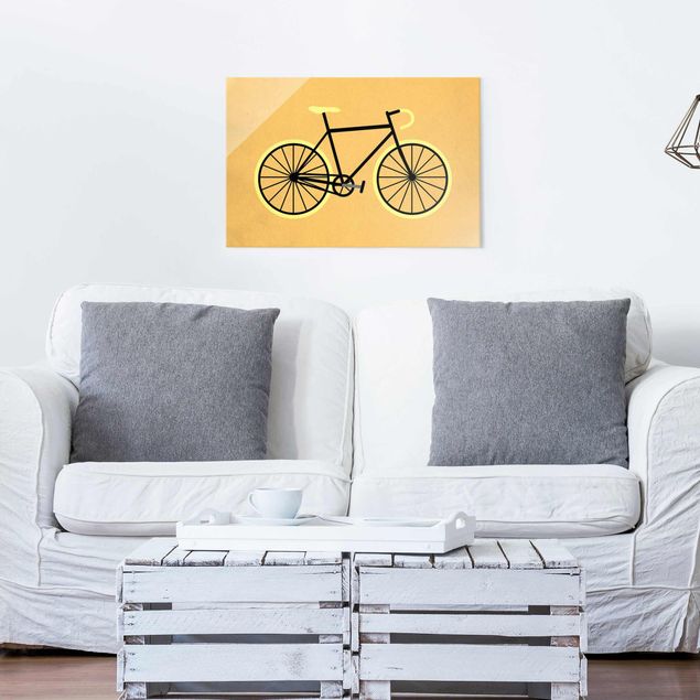 Reproducciónes de cuadros Bicycle In Yellow