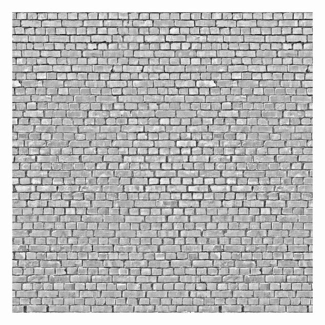 Papeles pintados Brick Tile Wallpaper Black And White