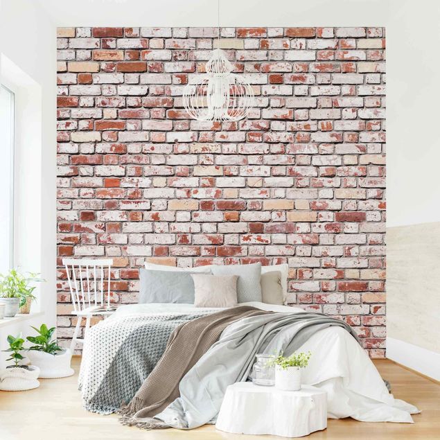 Papel 3d para pared Brick Wall Shabby Rustic
