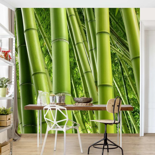 Papel pintado paisajes naturales Bamboo Trees
