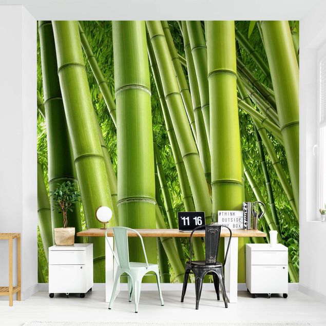 Papel pintado bosque infantil Bamboo Trees