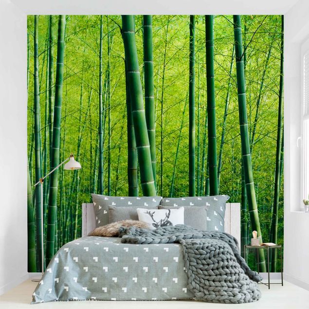 Papel pintado 3d Bamboo Forest