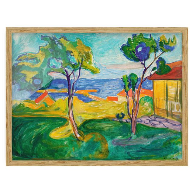 Estilo artístico Post Impresionismo Edvard Munch - The Garden In Åsgårdstrand