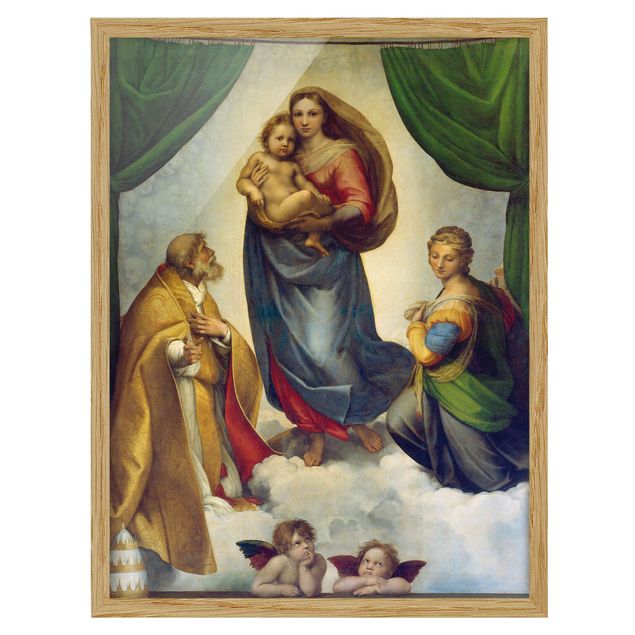 Reproducciones de cuadros Raffael - The Sistine Madonna