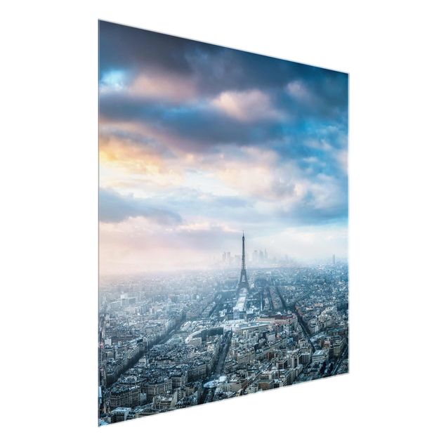 Cuadros de cristal arquitectura y skyline Winter In Paris