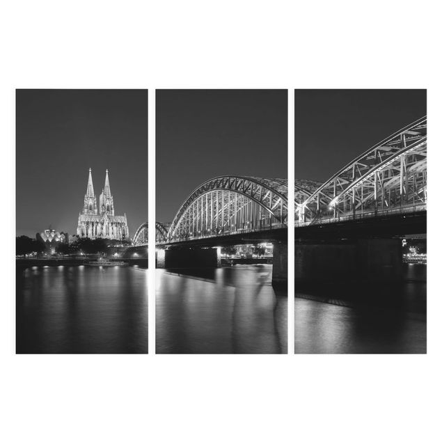 Cuadros ciudades Cologne At Night II