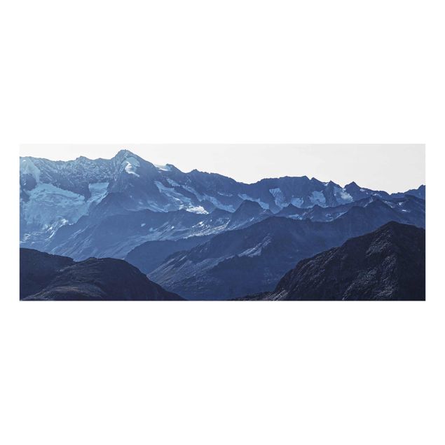 Cuadros de cristal paisajes Panoramic View Of Blue Mountains