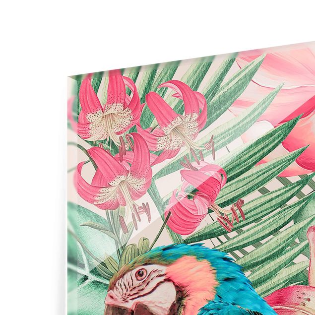 Cuadros decorativos Floral Paradise Tropical Parrot