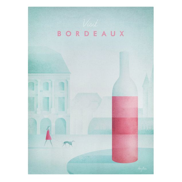 Cuadros azul turquesa Travel Poster - Bordeaux