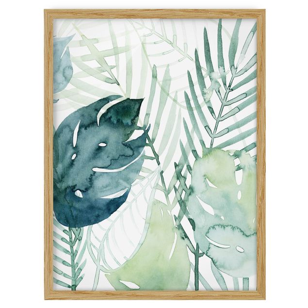 Cuadros flores Palm Fronds In Watercolour I