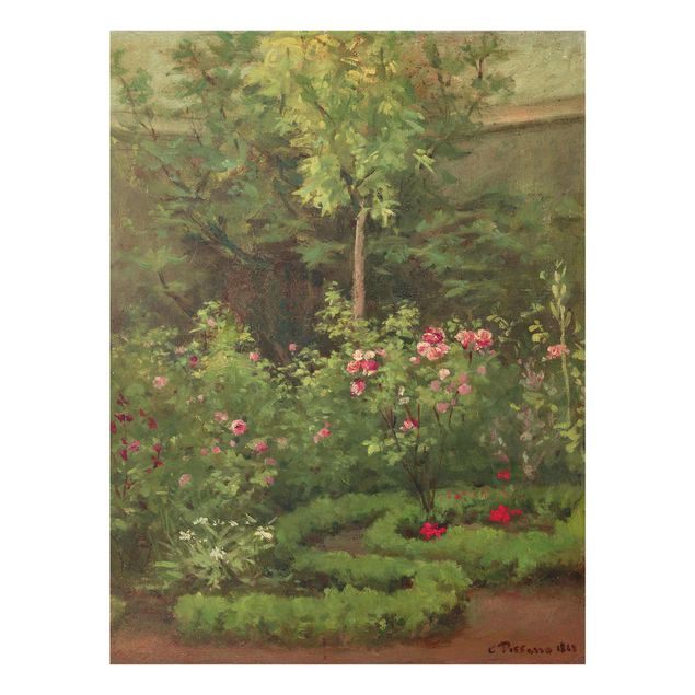 Cuadros puntillismo Camille Pissarro - A Rose Garden