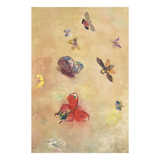 Estilos artísticos Odilon Redon - Colourful Butterflies