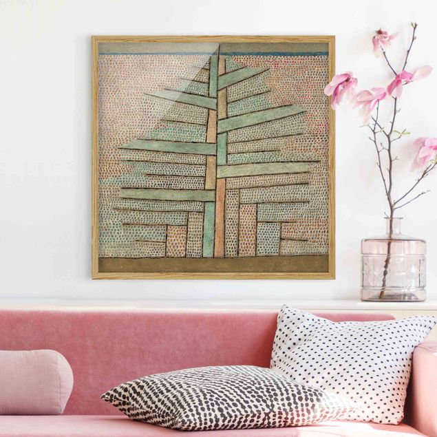 Pósters enmarcados de cuadros famosos Paul Klee - Pine
