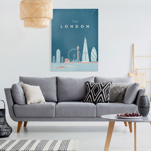 Lienzo Londres Travel Poster - London