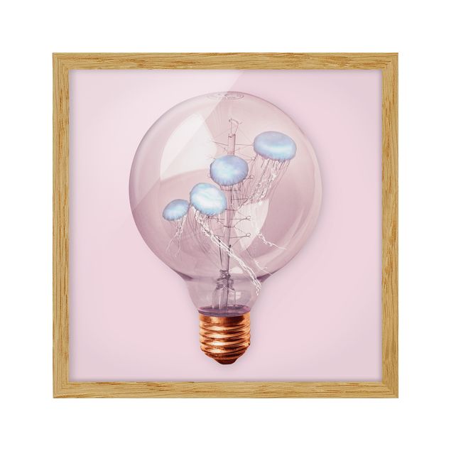 Cuadros famosos Light Bulb With Jellyfish