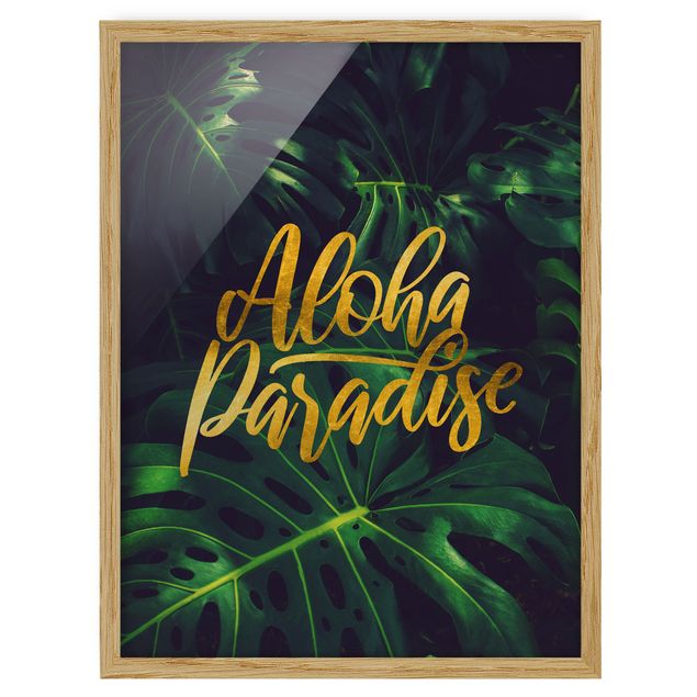Cuadros de plantas naturales Jungle - Aloha Paradise