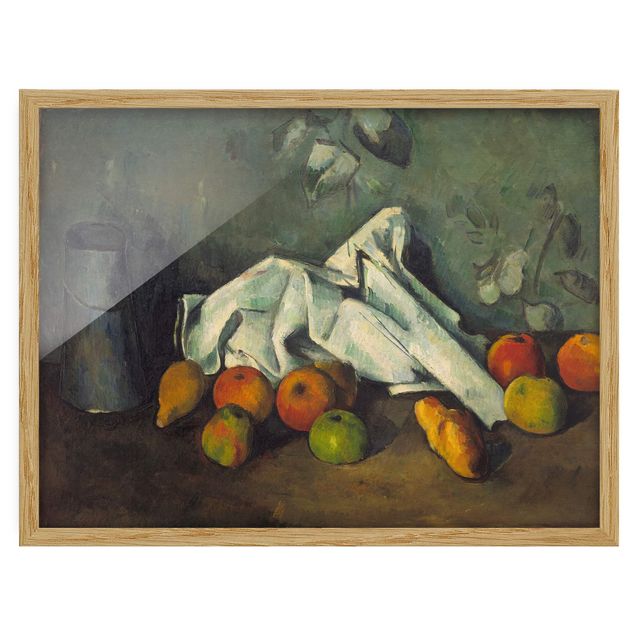 Estilo artístico Post Impresionismo Paul Cézanne - Still Life With Milk Can And Apples