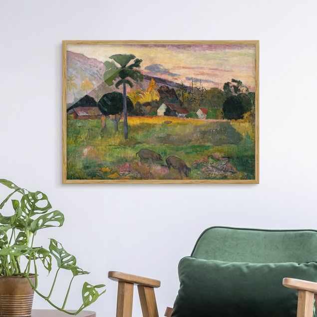 Cuadros Impresionismo Paul Gauguin - Haere Mai (Come Here)