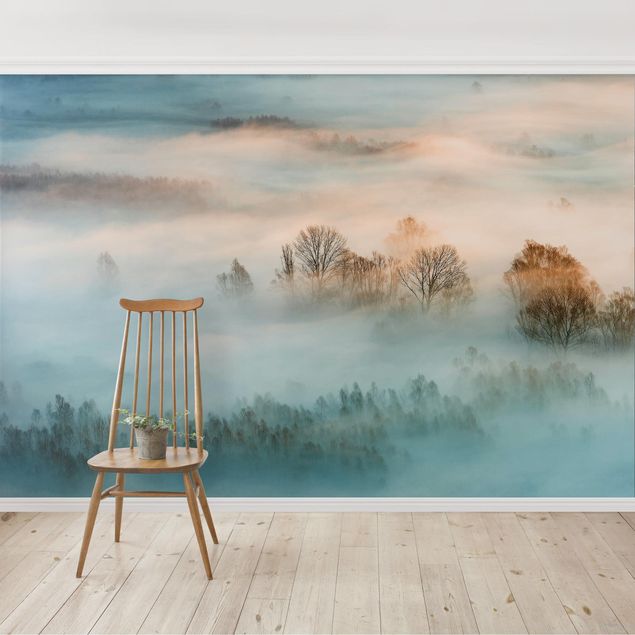 Papeles pintados modernos Fog At Sunrise