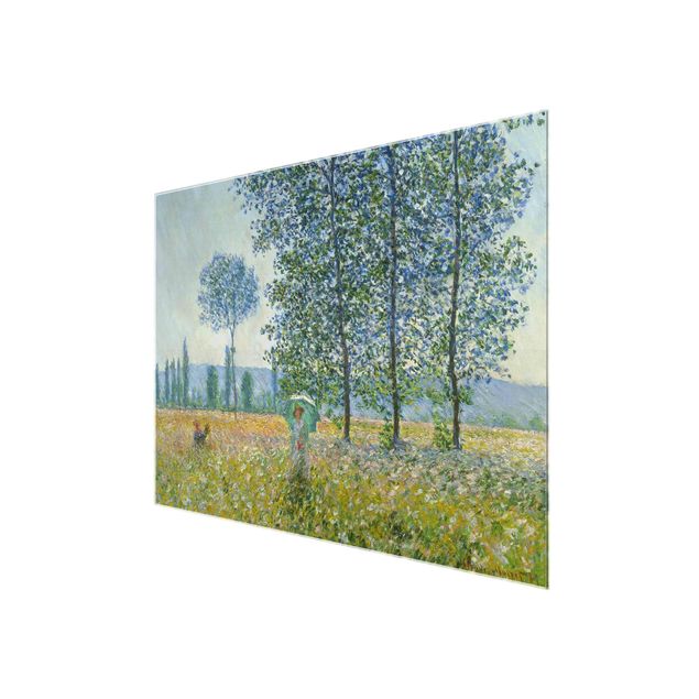 Cuadros de árboles Claude Monet - Fields In Spring