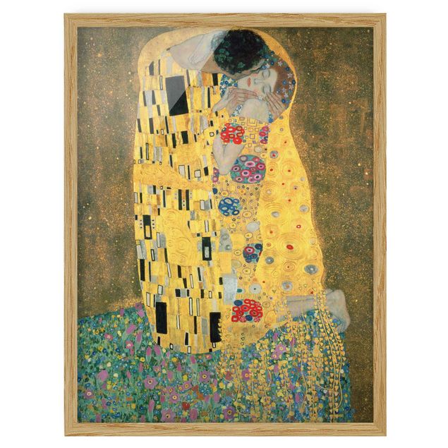Láminas cuadros famosos Gustav Klimt - The Kiss