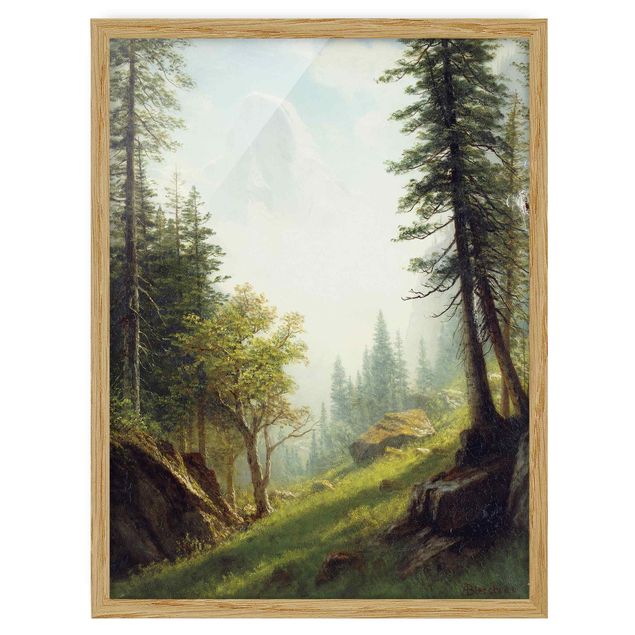 Cuadros famosos Albert Bierstadt - Among the Bernese Alps