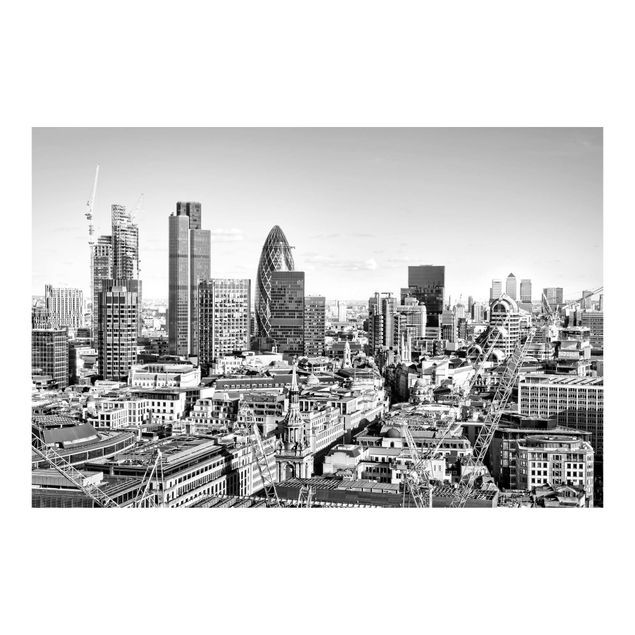 Papeles pintados City Of London Black And White