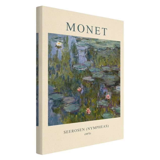 Cuadros de plantas naturales Claude Monet - Waterlilies (Nymphaeas) - Museum Edition
