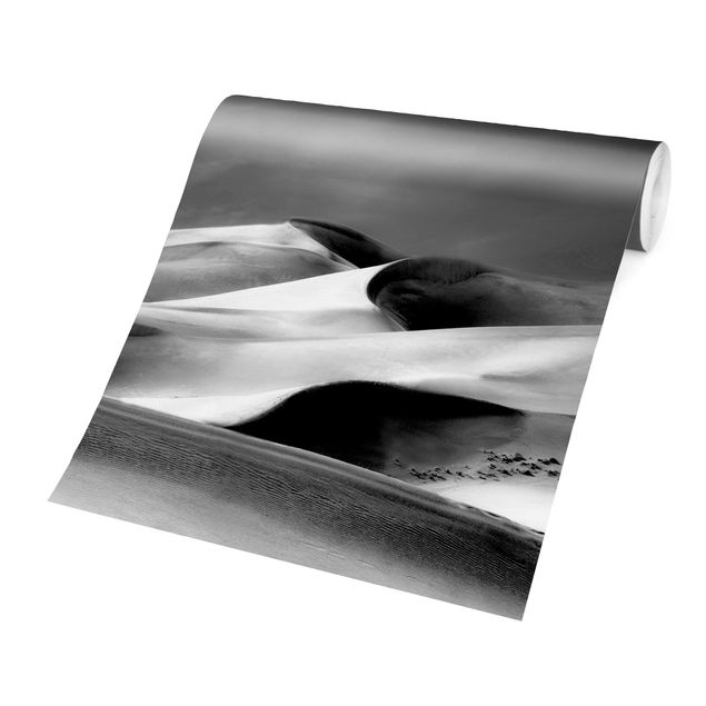 Papel pintado en blanco y negro Colorado Dunes Black And White