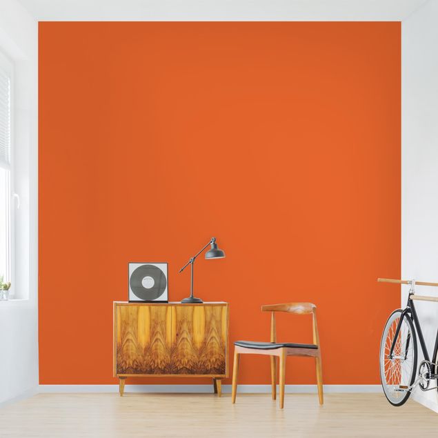 Papel pintado liso Colour Orange