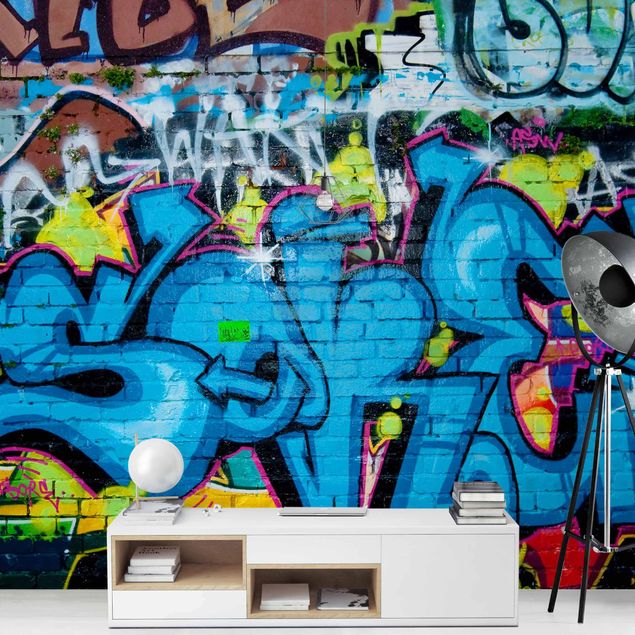 Papel pintado industrial Colours of Graffiti