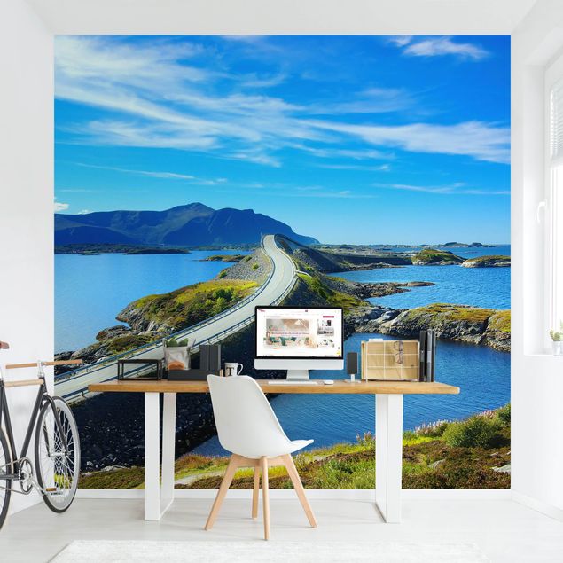 Papel pintado paisajes Crossing Norway