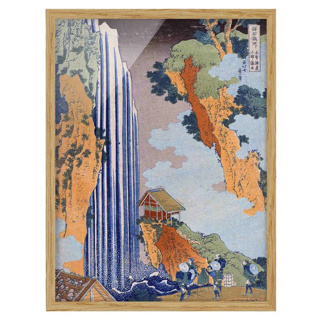 Estilos artísticos Katsushika Hokusai - Ono Waterfall on the Kisokaidô