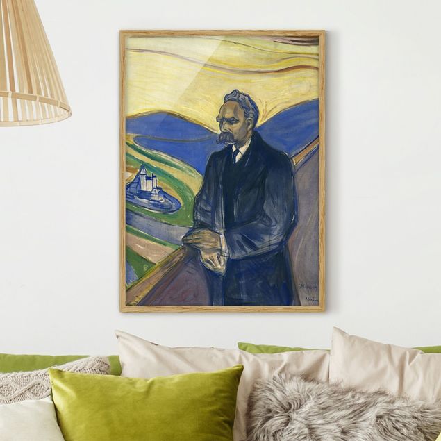 Decoración de cocinas Edvard Munch - Portrait of Friedrich Nietzsche