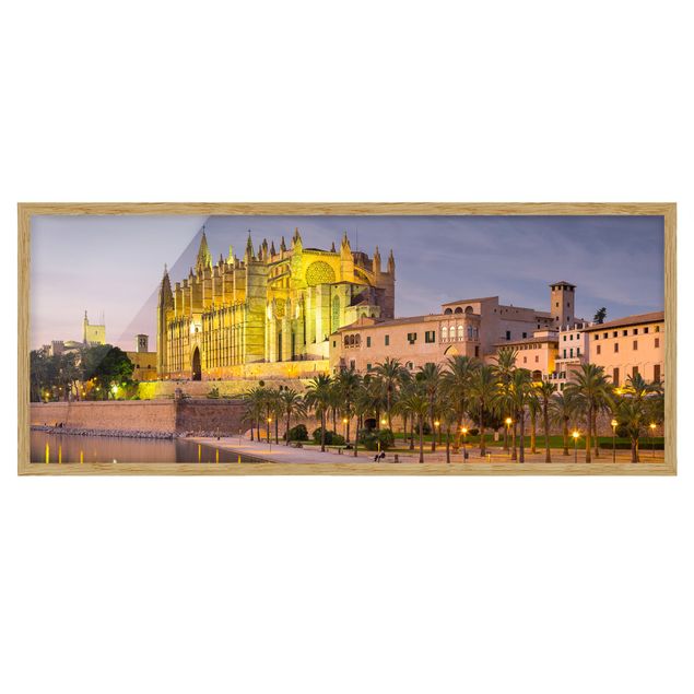 Cuadros modernos y elegantes Catedral De Mallorca Water Reflection