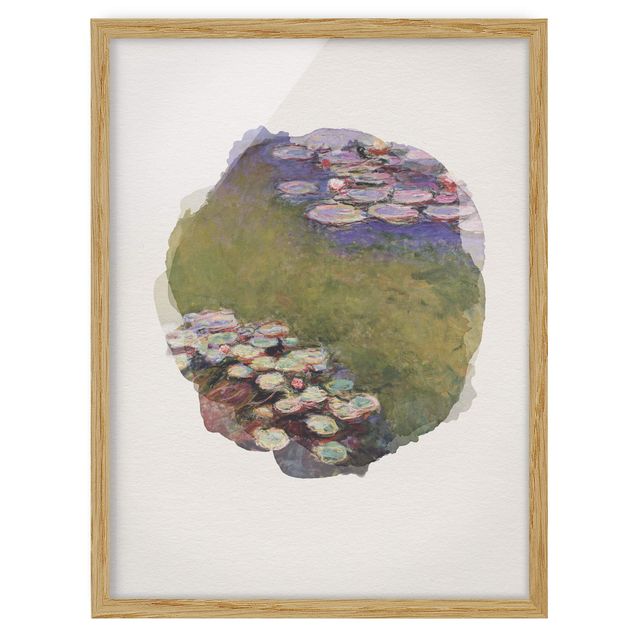Reproducciones de cuadros WaterColours - Claude Monet - Water Lilies