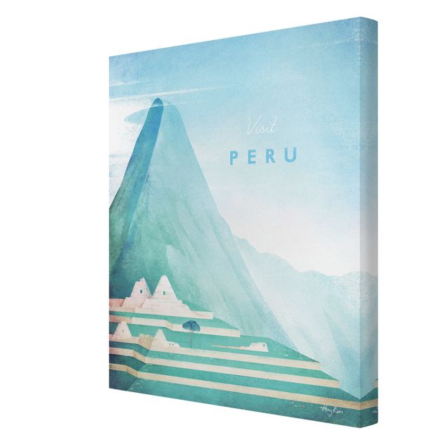 Cuadros arquitectura Travel Poster - Peru