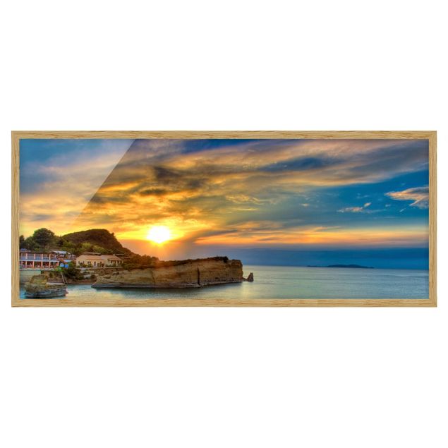 Cuadros con mar Sunset Over Corfu